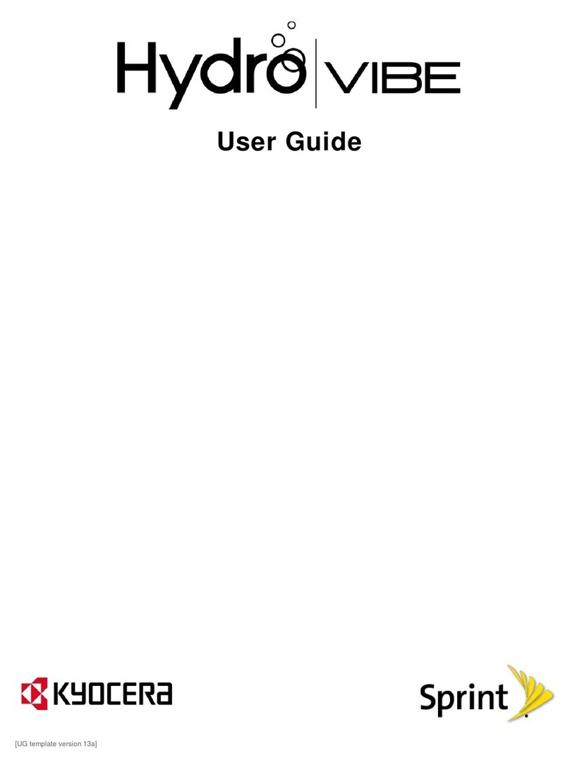 Kyocera HYDRO VIBE User manual