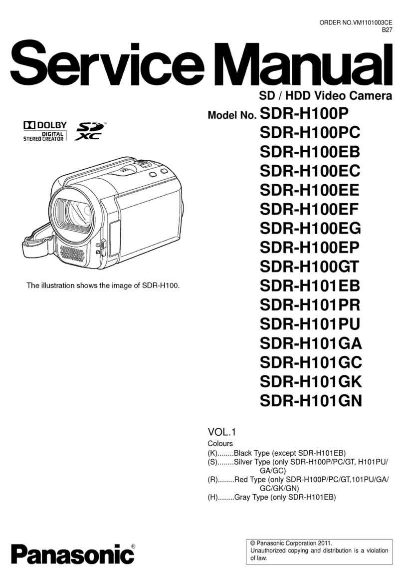 Panasonic SDR-H100P User manual