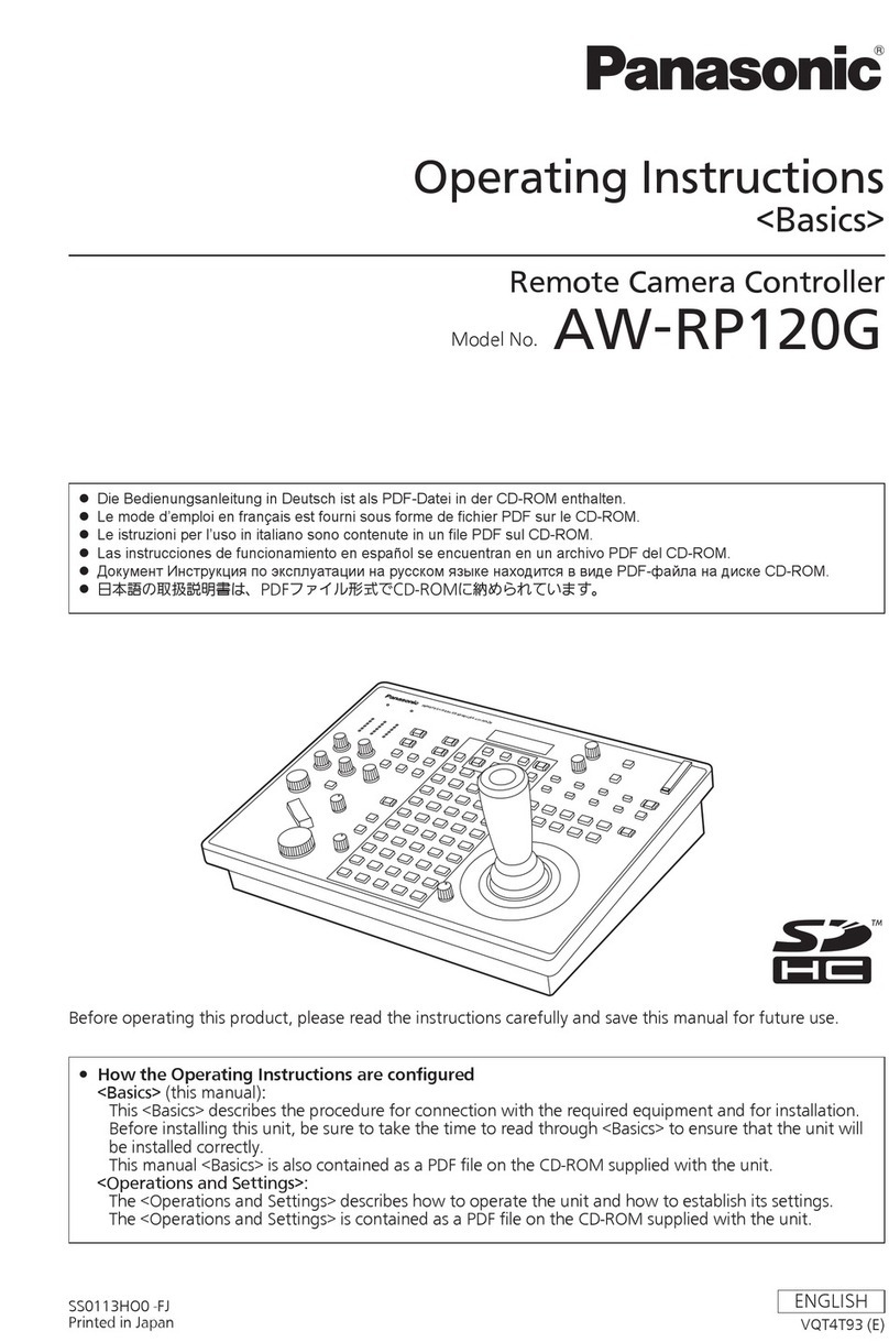 Panasonic AW-RP120G operating instructions Panasonic AW-RP120G operating instructions