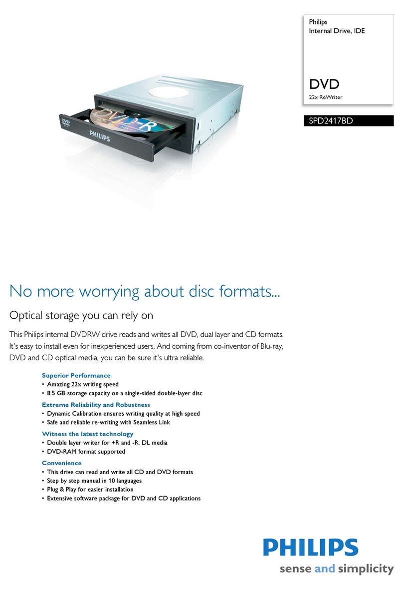 Philips SPD2417BD Specifications