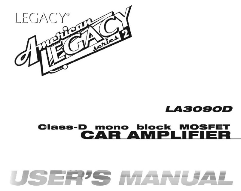 Legacy LA3090D user manual