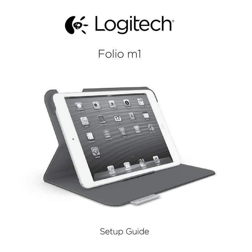 Logitech Ultrathin Keyboard Folio m1 User manual