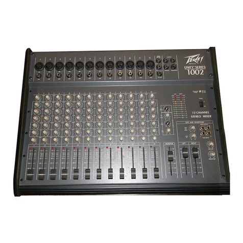 Peavey Unity Series 1002 User manual Peavey Unity Series 1002 User manual