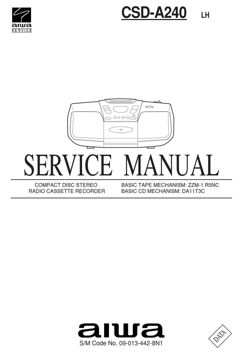 Aiwa CSD-A240 Service manual