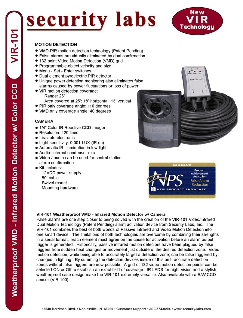 Security Labs VIR-101 User manual