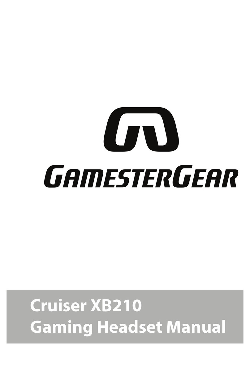 GamesterGear Cruiser XB210 manual&nbsp;