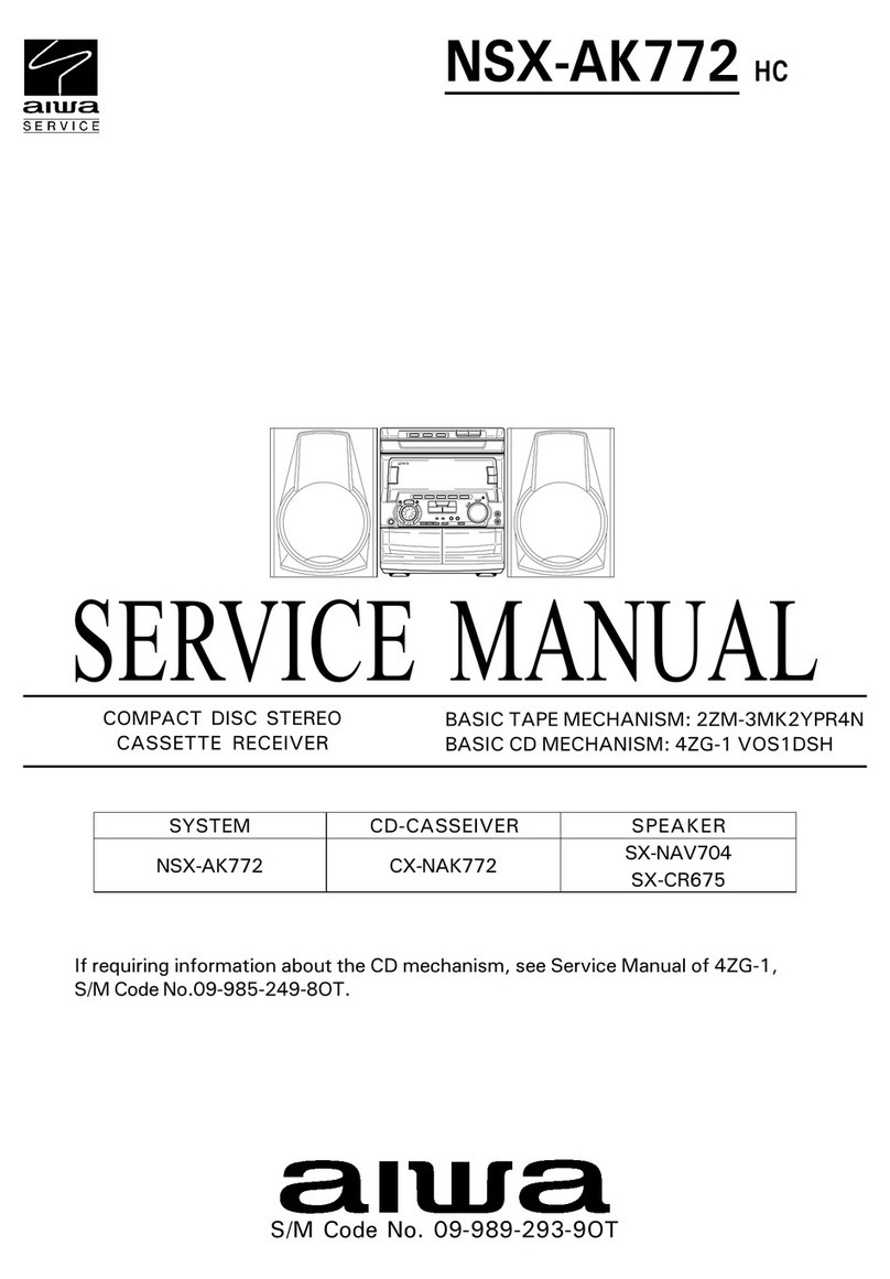 Aiwa NSX-AK772 User manual