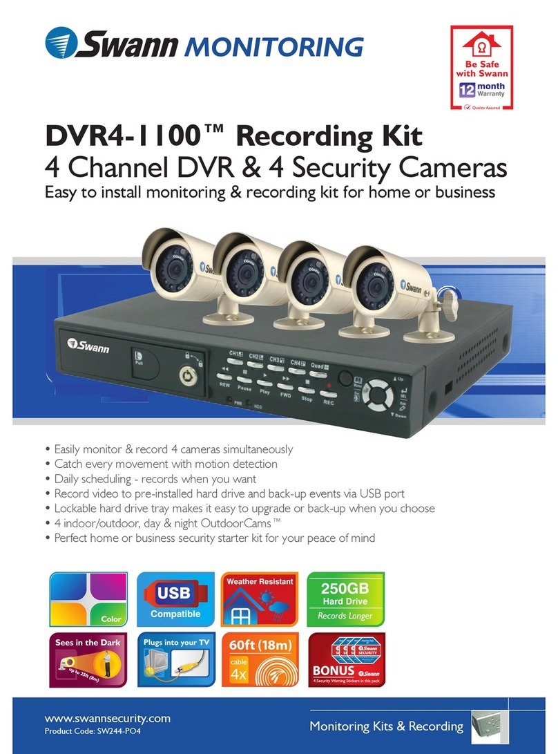 Swann DVR4-1100 User manual