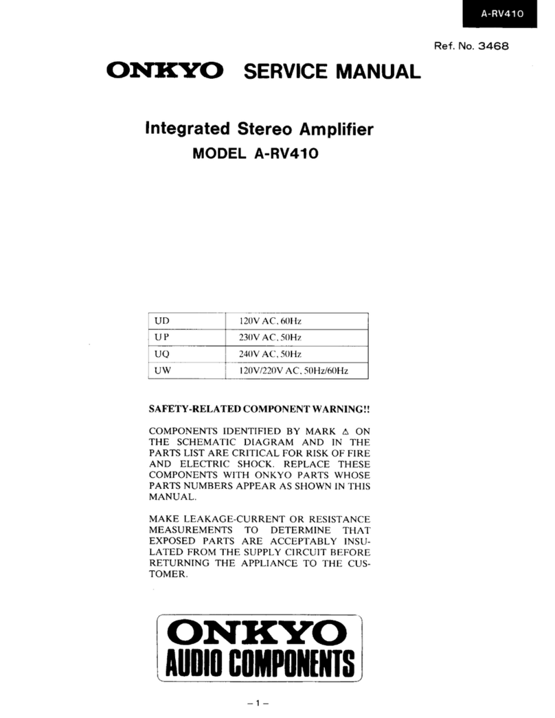 Onkyo A-RV410 Service manual