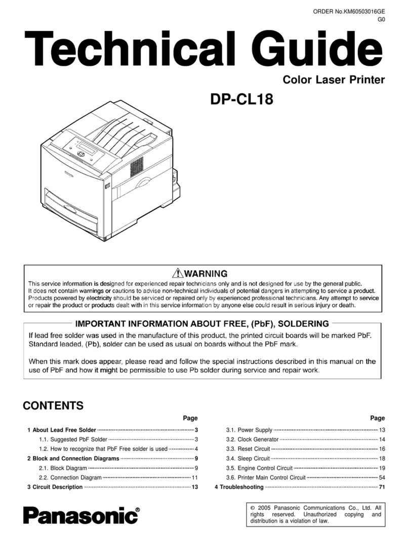 Panasonic Workio DP-CL18 Quick start guide