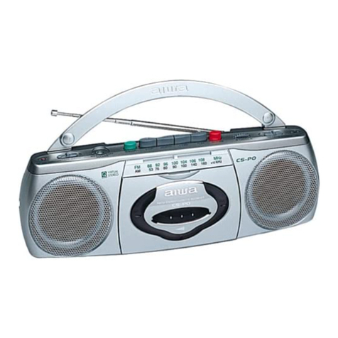 Aiwa CS-P500 User manual