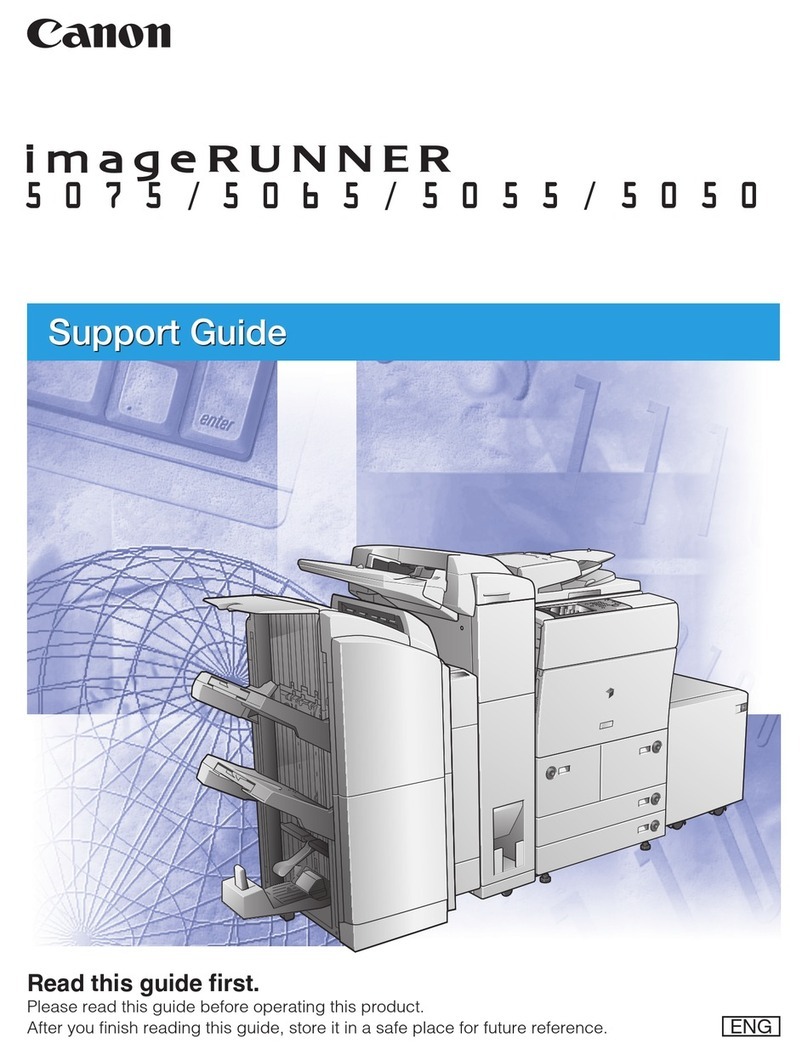 Cannon imageRUNNER 5075 Installation instructions