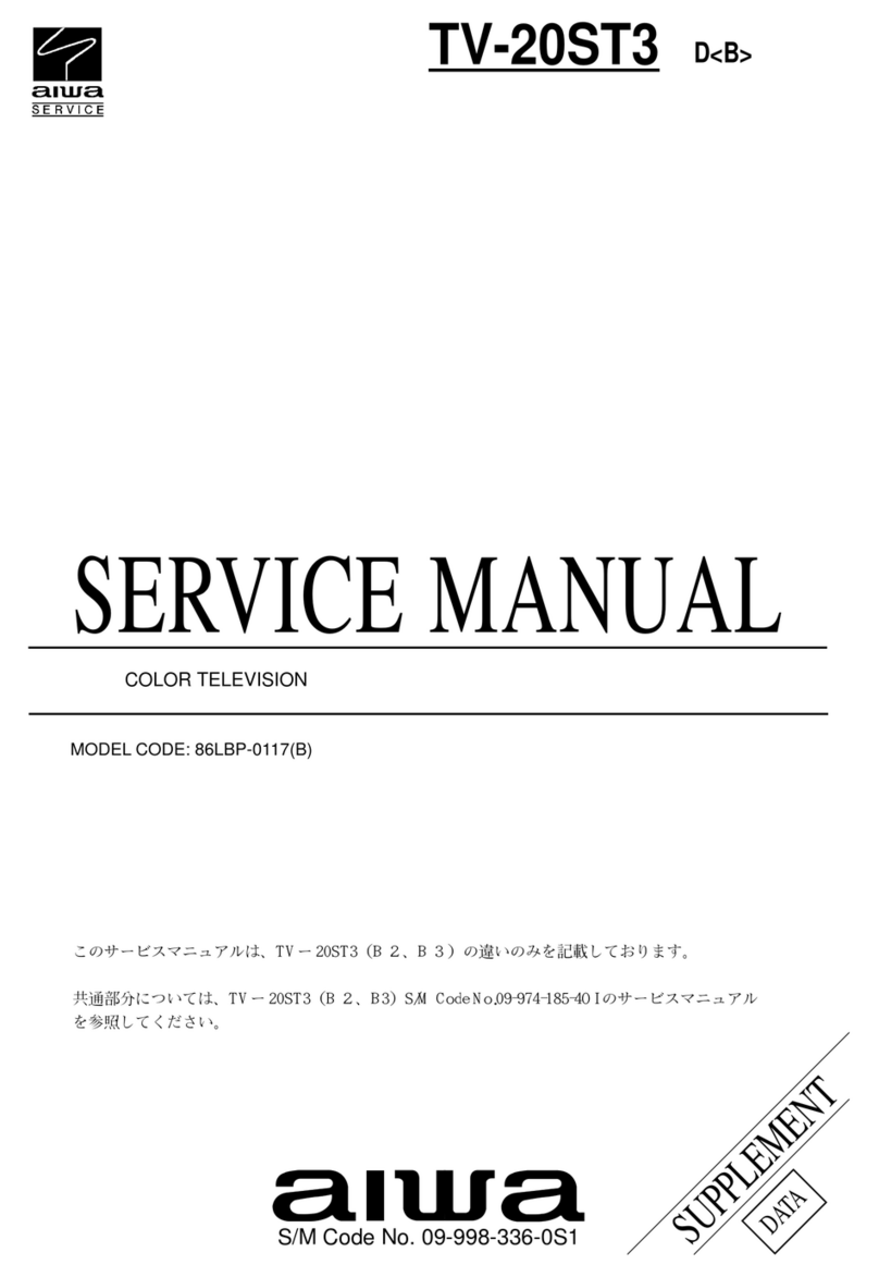 Aiwa TV-20ST3D User manual