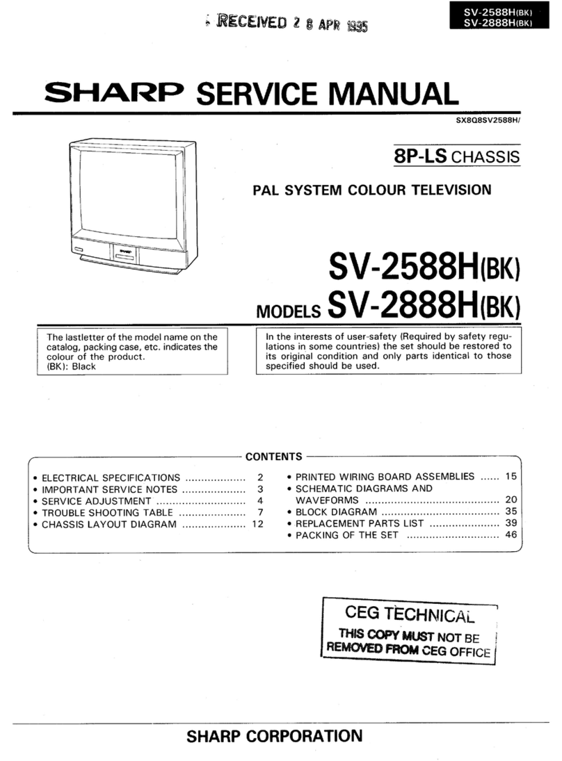 Sharp SV-2588H(BK) User manual