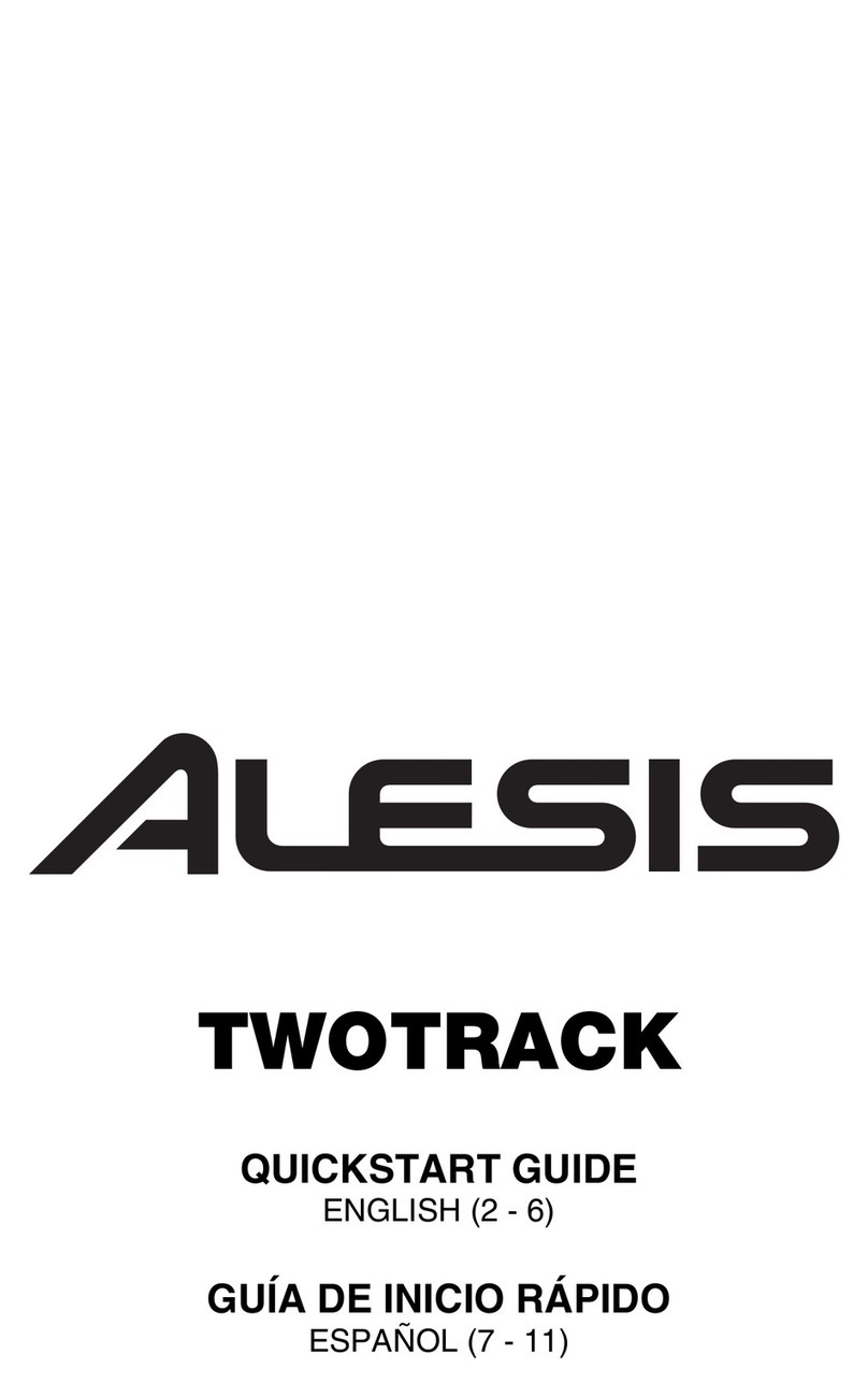 Alesis TWOTRACK User manual