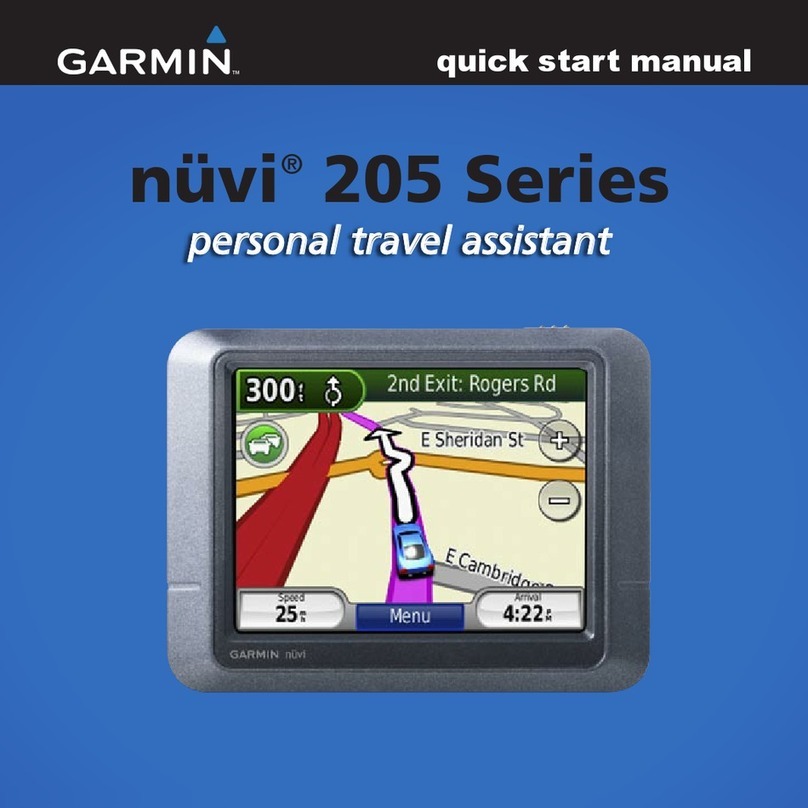 Garmin Nuvi 205 Series Instruction manual