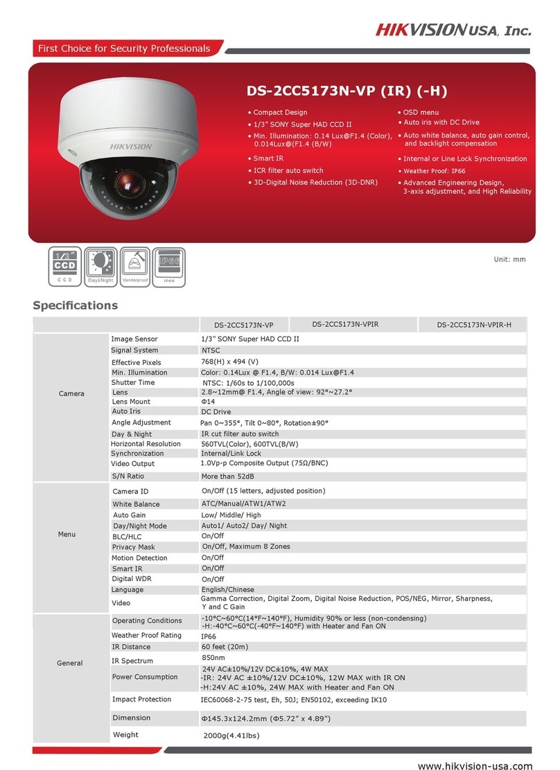 HIK VISION DS-2CC5173N-VP IR User manual
