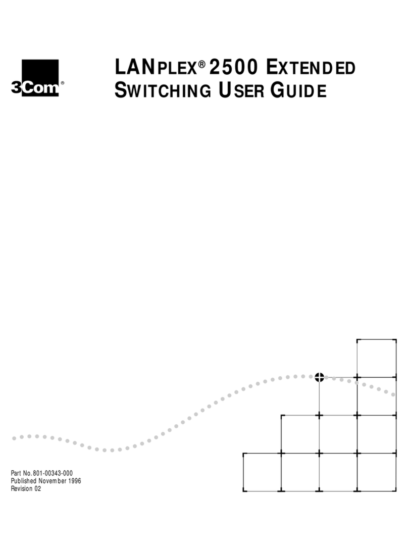 3Com LANPLEX 2500 EXTENDEDPLEX 2500 EXTENDED User manual