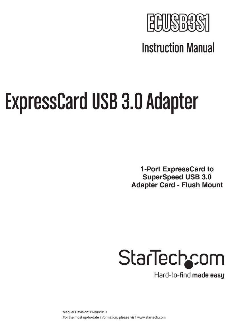 StarTech.com ECUSB3S1 User manual