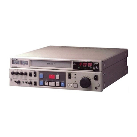 Sony SVO-9600 User manual