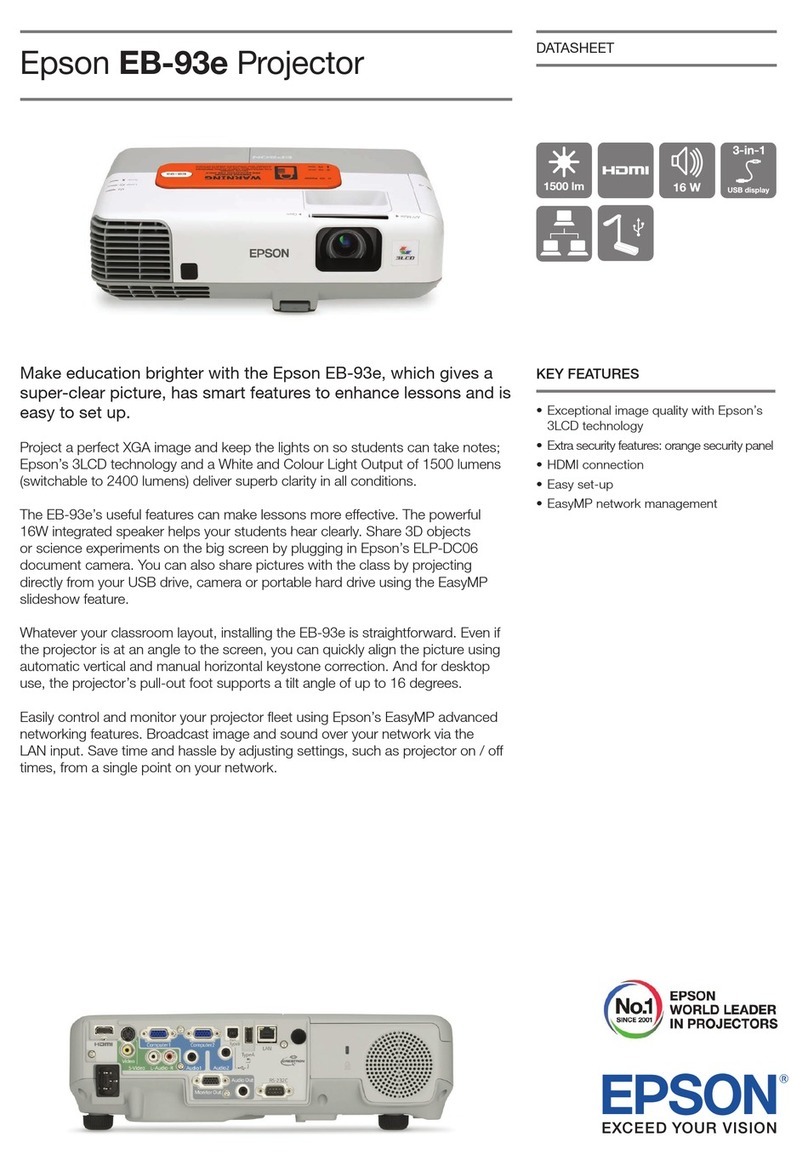 Epson EB-93e User manual