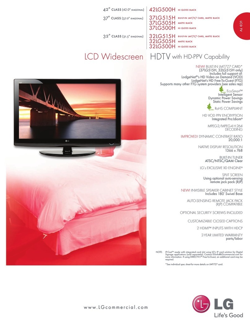 LG 42LG500H User manual