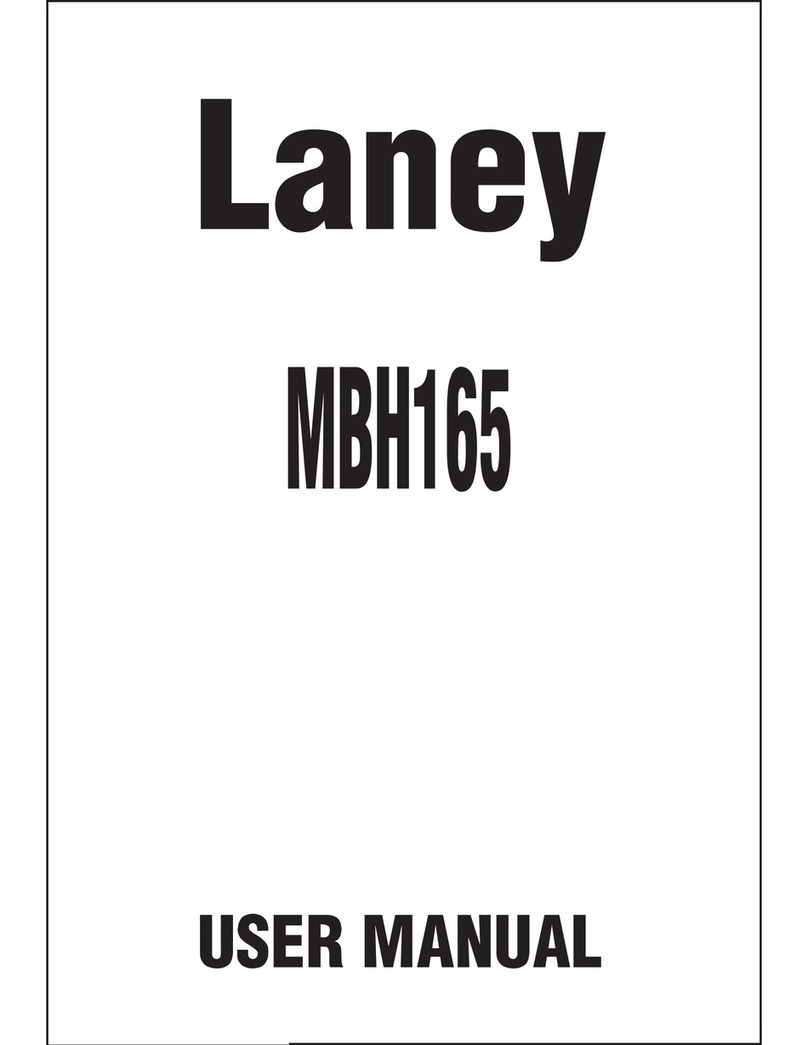 Laney MBH165 User manual