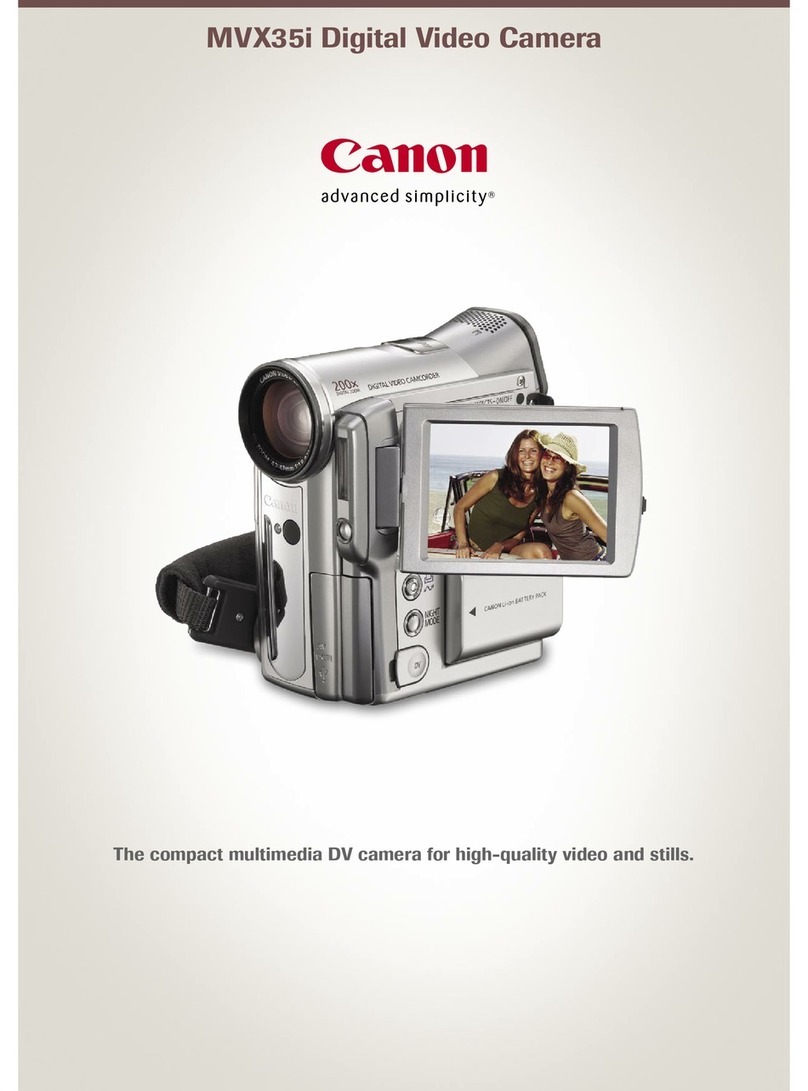 Canon MVX35i User manual