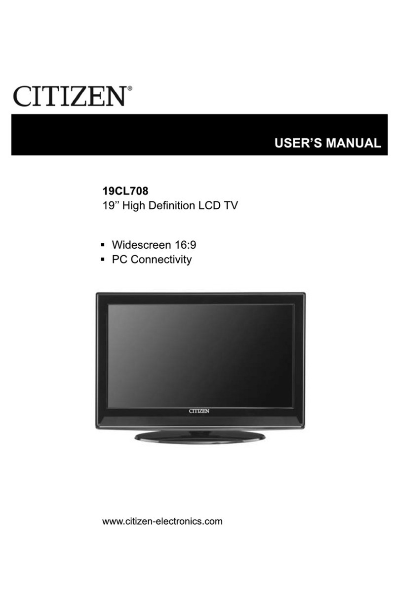 Citizen 19CL708 User manual