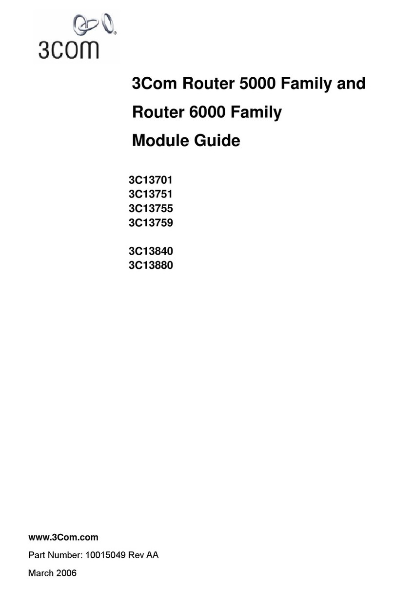 3Com 3C13701 Module guide