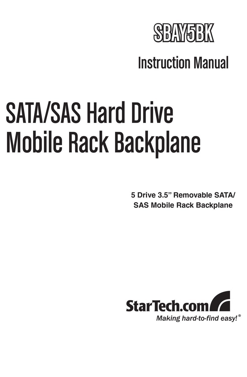 StarTech.com SBAY5BK User manual StarTech.com SBAY5BK User manual