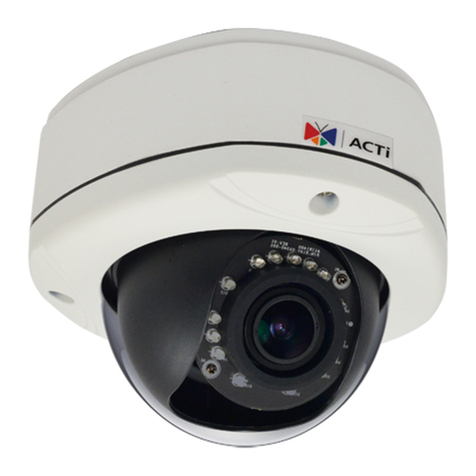 ACTi E83 User manual