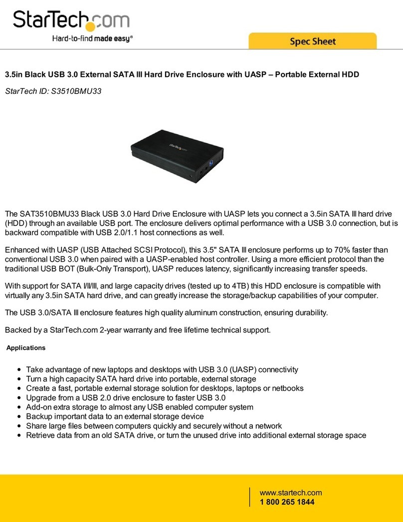 StarTech.com S3510BMU33 Spec sheet StarTech.com S3510BMU33 Spec sheet