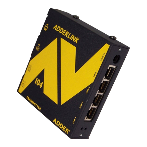 ADDER AdderLink AV series User manual