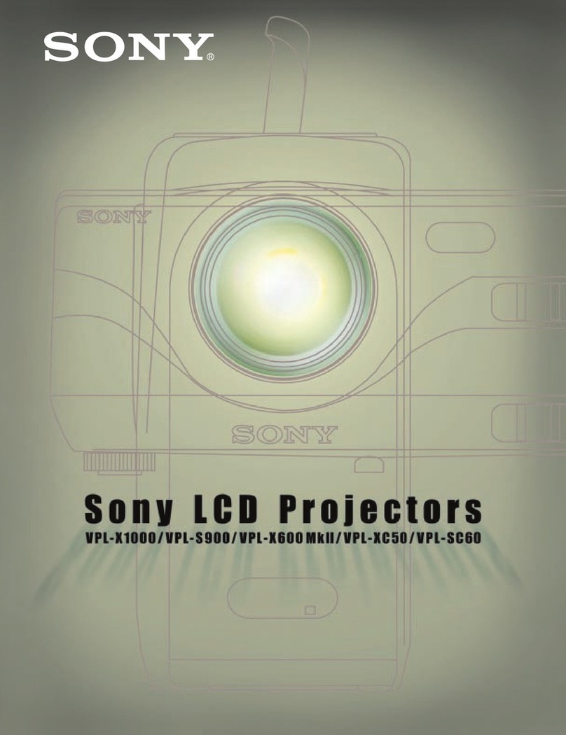 Sony VPL-X600U Mk II User manual