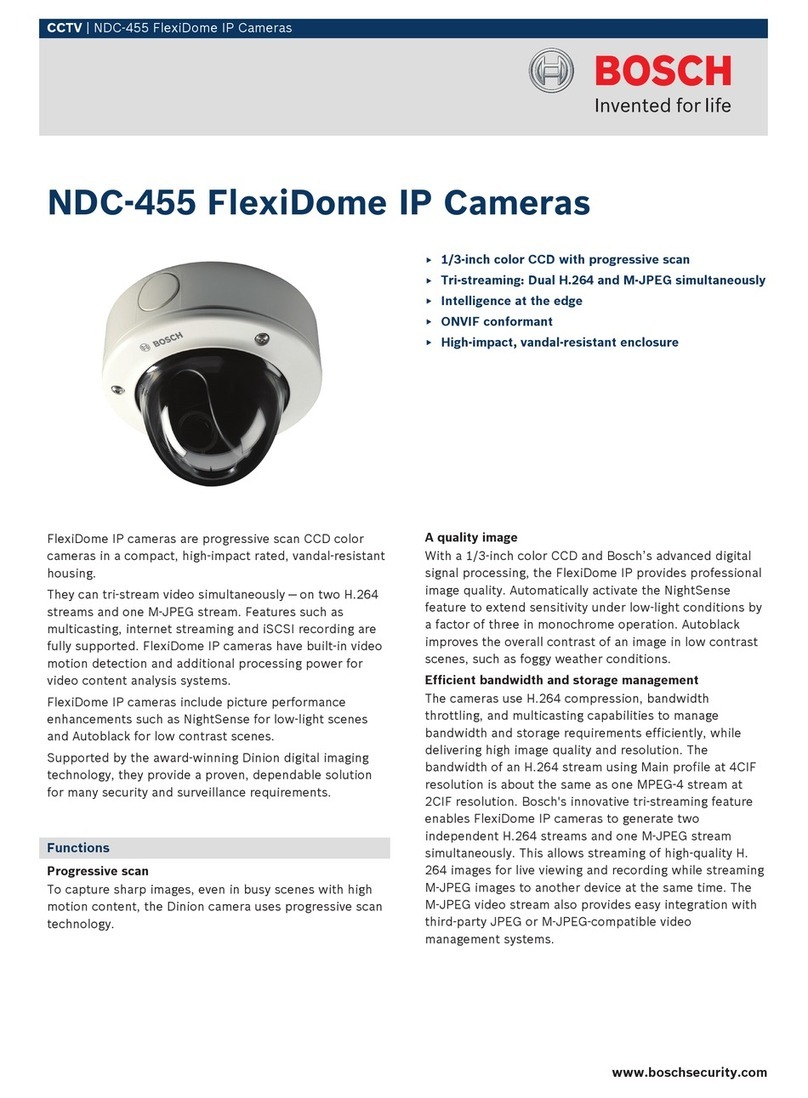 Bosch NDC-455 User manual