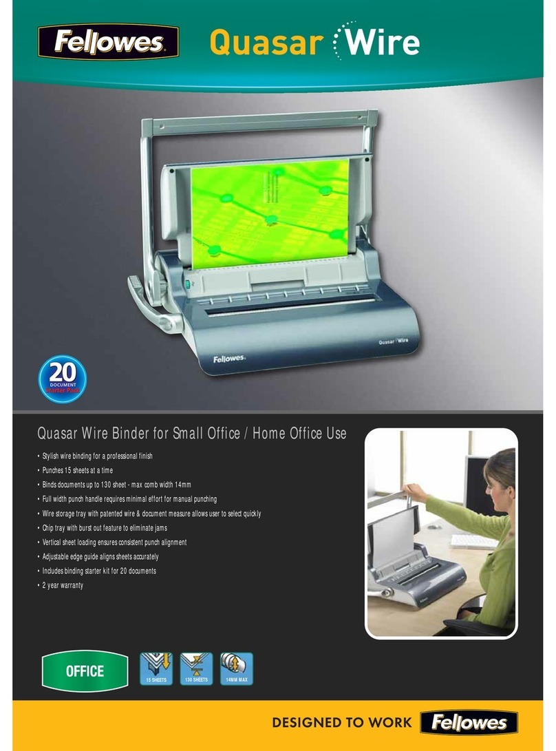Fellowes Quasar Wire Specifications