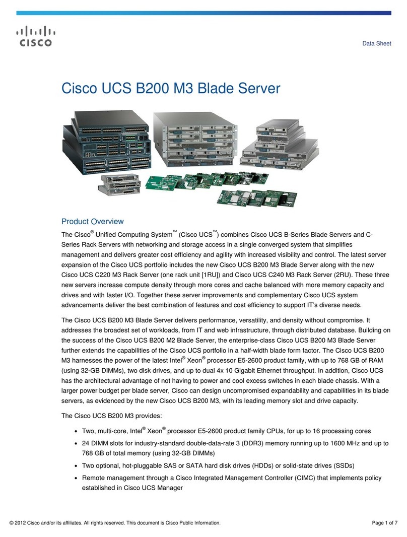 Cisco UCS B200 User manual