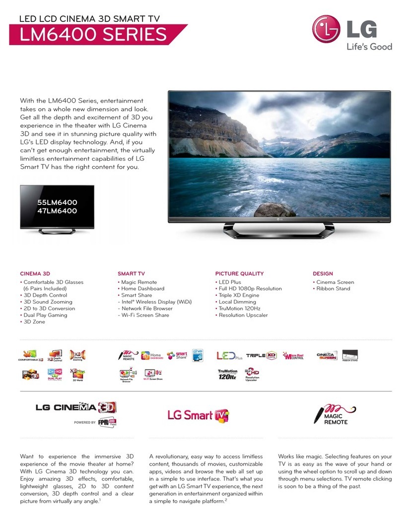 LG 55LM6400 User manual