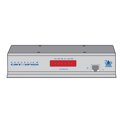 ADDER AdderView CATxIP 1000 User manual