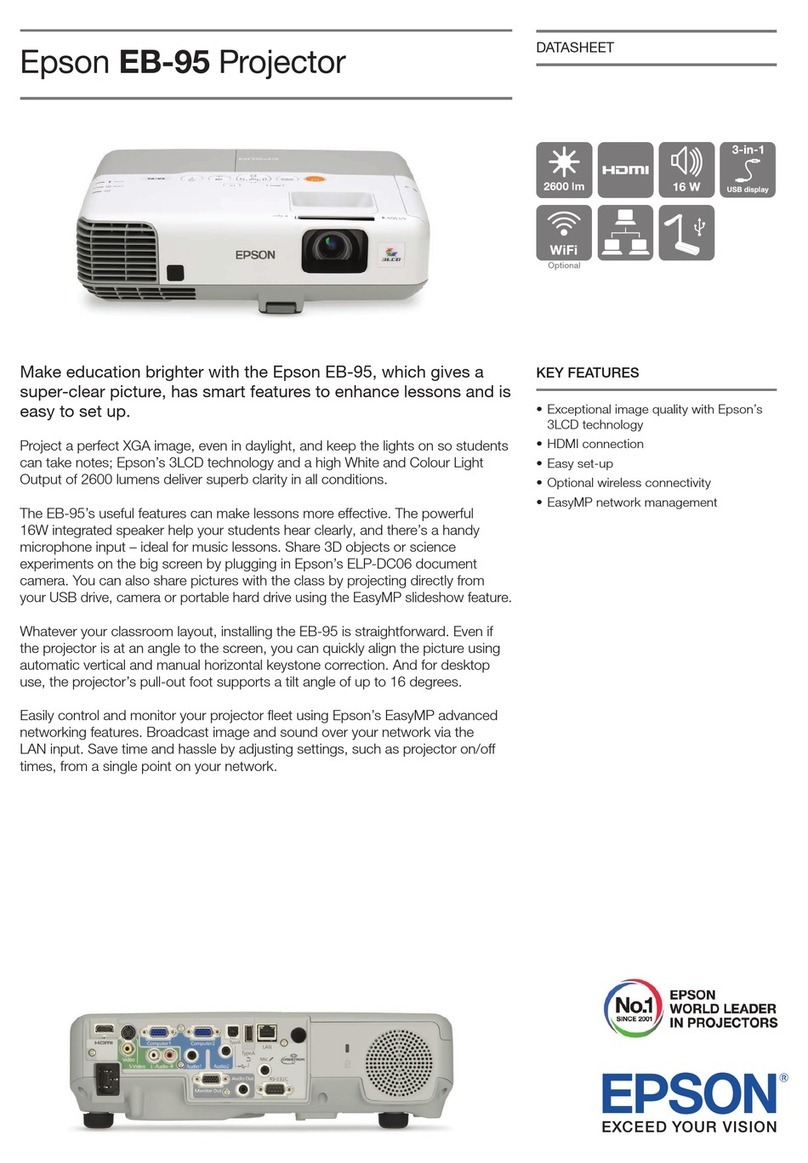 Epson EB-95 datasheet