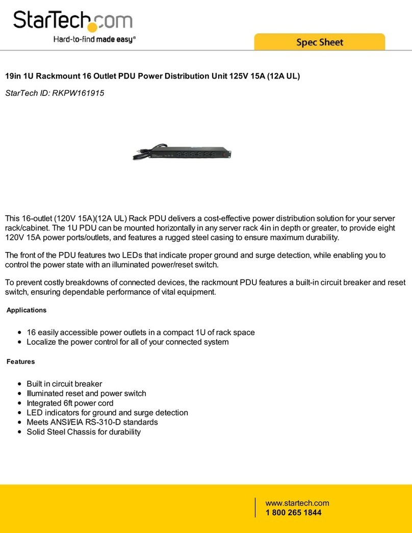 StarTech.com RKPW161915 System manual StarTech.com RKPW161915 System manual