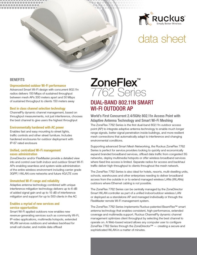 Ruckus Wireless ZoneFlex 7762 datasheet