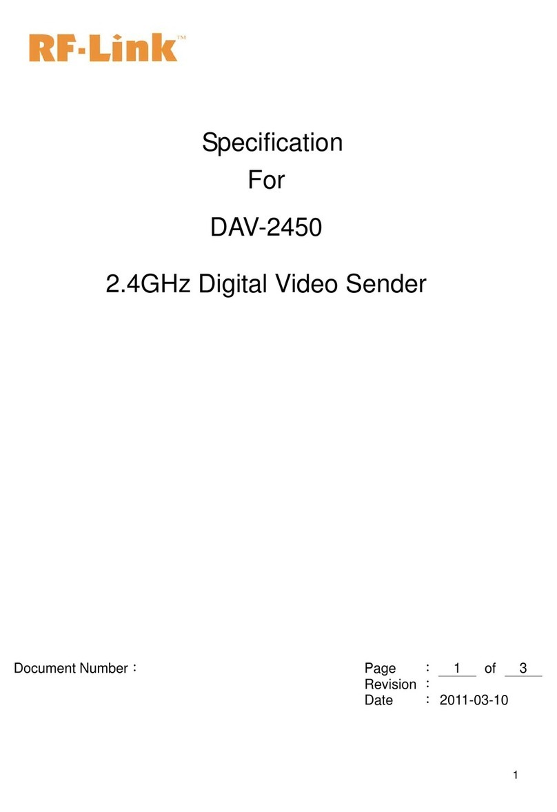 RF-Link DAV-2450 User manual