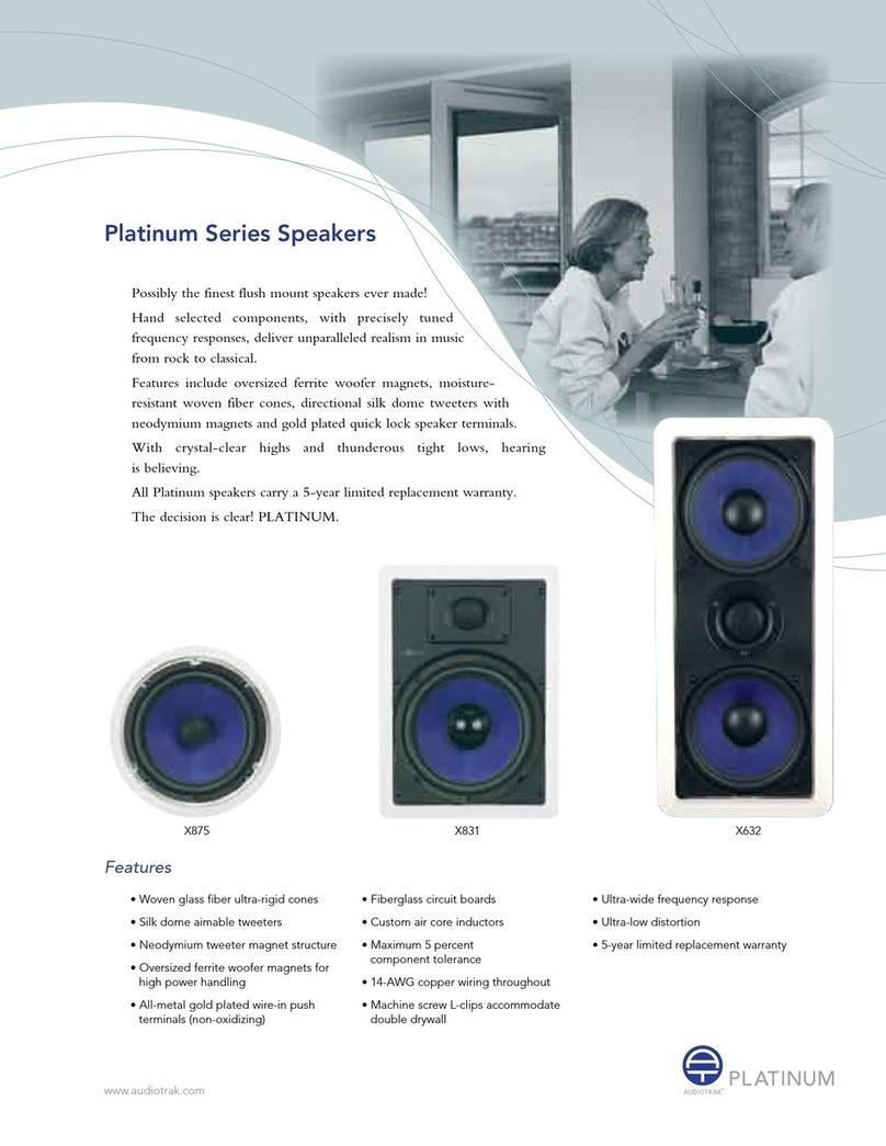 Audiotrak X675 user manual