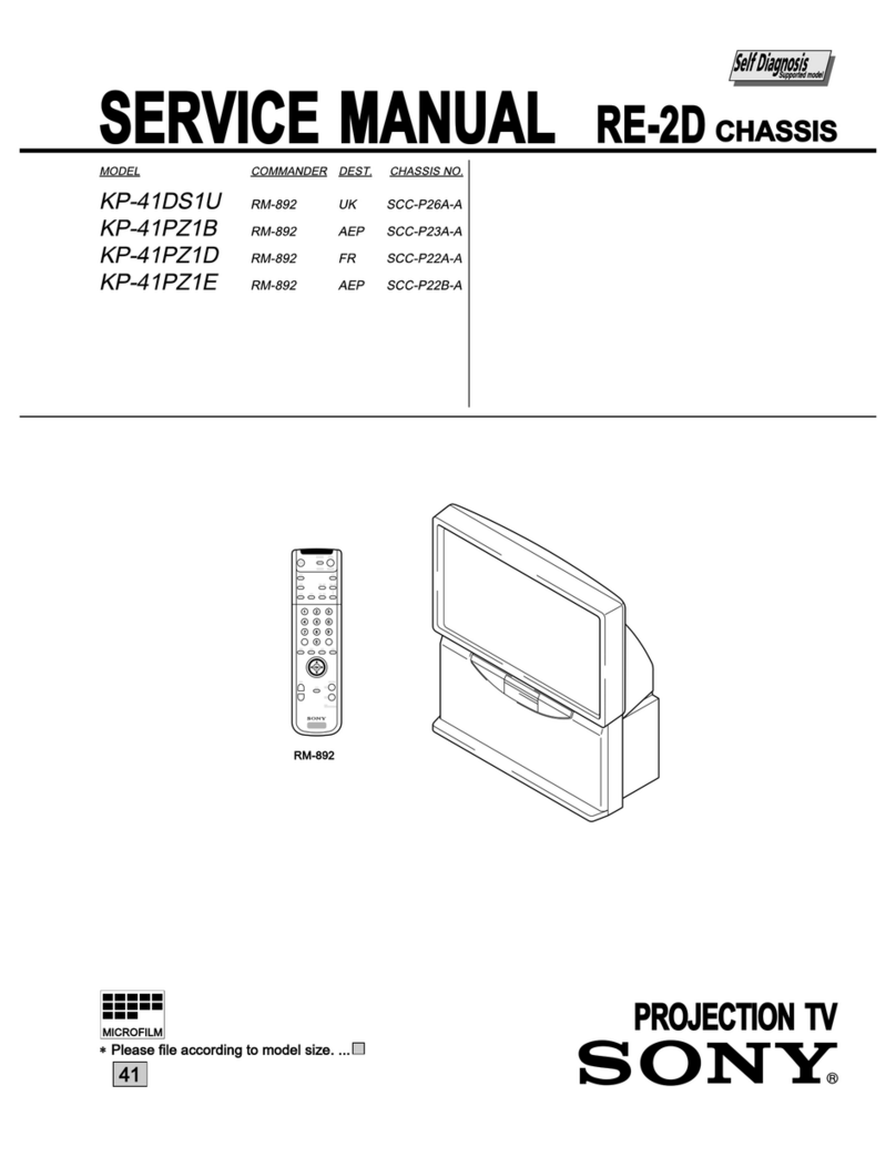 Sony KP-41DS1U User manual