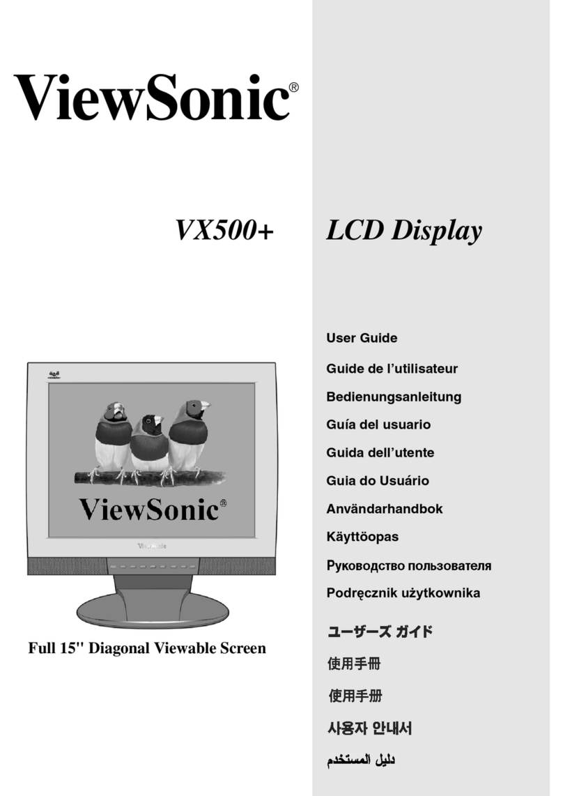 ViewSonic VX500+ User manual