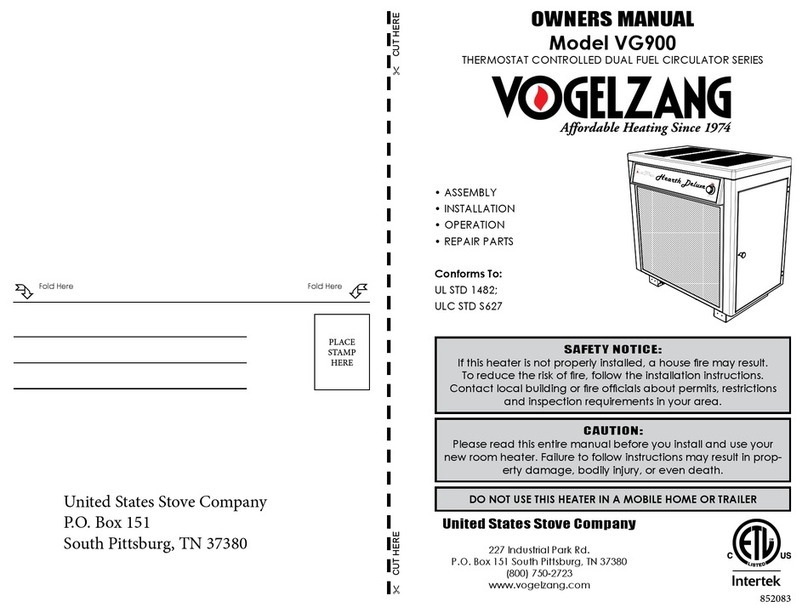 Vogelzang International VG900 owner's manual