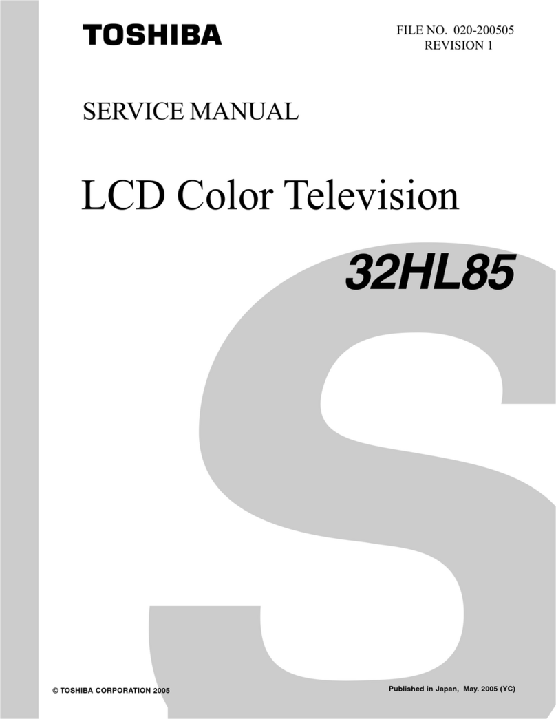 Toshiba 32HL85 User manual Toshiba 32HL85 User manual