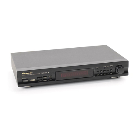 Pioneer F-208RDS User manual